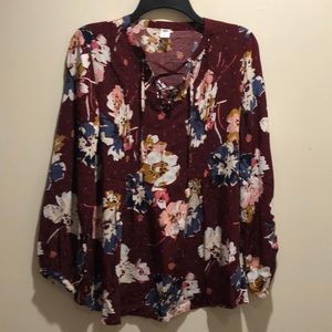 Floral Old Navy Blouse